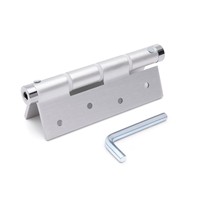 Bisagra de seguridad para puerta con resorte único y acción simple, de alta resistencia, con cierre automático y ajuste de fuerza de tres niveles