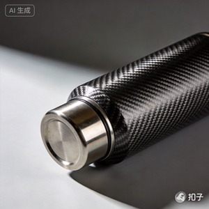 Tela 100% Fibra de Carbono Tejida con Patrón de Puntos Antipelusas, Muy Ligera, para Accesorios - Product Image 2