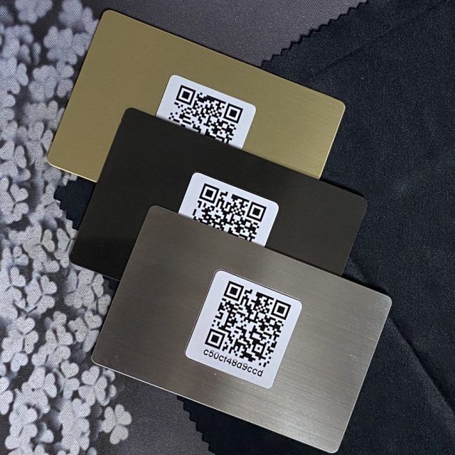 NFC Business Cards 13.56MHz Plastic PVC UV Printing Smart RFID NFC Digital Smart Business Cards