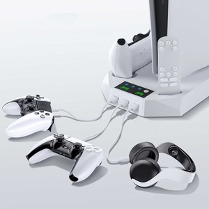 Base de Refrigeración Multifunción para PS5 PRO Slim con Ventilador DE UHD, Nueva Generación de Ventiladores, Controlador de Carga, Accesorios para Juegos - Product Image 6