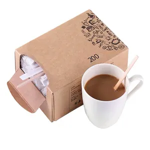 Factory direct selling biodegradable tableware coffee stirrer suitable for hot coffee and milk