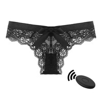 Neue drahtlose Fernbedienung Frauen Spitze Unterwäsche Vibrierende Ei Klitoris Stimulation Höschen Liebe Ei Vibrator für Frauen