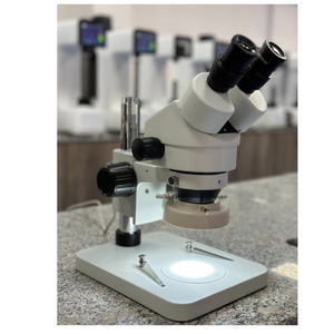 مجهر ستيريو ثلاثي العينين معدات تكبير رقمي عملية من نوع برج ستيريو - Product Image 3