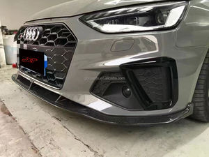 Alerón Delantero de Fibra de Carbono Estilo <span class=keywords><strong>A4</strong></span> <span class=keywords><strong>B10</strong></span> KB para <span class=keywords><strong>Audi</strong></span> <span class=keywords><strong>A4</strong></span> S4, Spoiler Delantero, Kit de Carrocería 2020+ - Product Image 6