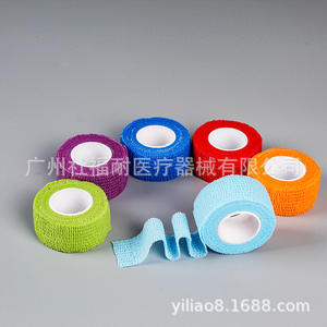 Vente en gros d'usine, lot de six couleurs, bandages élastiques de protection sportive autocollants, tissu non tissé, bandages de tatouage, personnalisables - Product Image 5