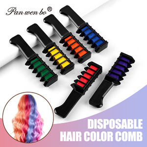 Tiza para el Cabello Lavable con Logotipo Personalizado de 6 Colores Panwenbo, Peine para Tiza para el Cabello, Tinte Temporal para el Cabello para Niñas - Product Image 3