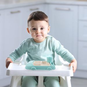 Kinderauto Plaat Bamboe Kinderen Servies Sets-Vaatwasser/Magnetron Kluis Omvat Bestek, Mooie Plaat, Afscheidbare Kommen - Product Image 6