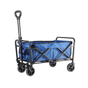 Nuevo Carrito de Camping Plegable y Portátil con Marco de Acero al Carbono y Tela Oxford 600D Negra para <span class=keywords><strong>Comprar</strong></span> Verduras y Hacer Picnic - Product Image 4