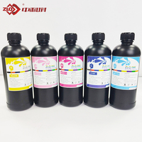 Tinta para Impresora UV LED para Logotipos en Vinilo, Tinta UV LED para Superficies Blandas y Duras, Tinta UV DTF