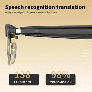 Gafas de Traducción BT Multifuncionales con Auriculares Integrados Capaces de <span class=keywords><strong>Escuchar</strong></span> <span class=keywords><strong>Música</strong></span>, Hacer Llamadas y Tomar Fotos, Traductores Inteligentes con IA - Product Image 5