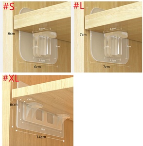 10 pezzi 80 Micron Super spessi tracciabili autoadesivi per mobili <span class=keywords><strong>armadio</strong></span> accessori per ripiano supporto staffa - Product Image 2