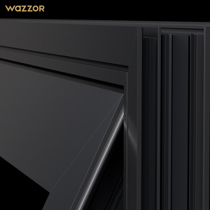 หน้าต่างอลูมิเนียมกันพายุเฮอริเคนแบบยกสูง Wazzor ได้รับการรับรองจากฟลอริดา ราคาโรงงานถูก หน้าต่างอลูมิเนียมแบบกันกระแทก - Product Image 3