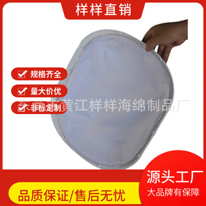 Oval <b>Cat</b> Litter Mat 40x40x1cm Fabric Easy Clean For <b>Cat</b> Litter <b>Box</b> - Product Image 5