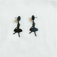 Boucles d'oreilles populaires pour femmes, élégantes, pendantes, minimalistes, style coréen, bijoux cadeau, accessoires de danse et de ballet