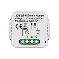 Disjoncteur WIFI intelligent, télécommande de l'application Tuya, mini interrupteur intelligent pour la maison