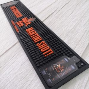 Branded Silicone PVC <b>Pub</b> Mat Rubber Bar Runner Beer Spill Pad Rail Mat Drip Tray Non Slip Service Mat <b>Table</b> Coaster Placemat Pad - Product Image 3