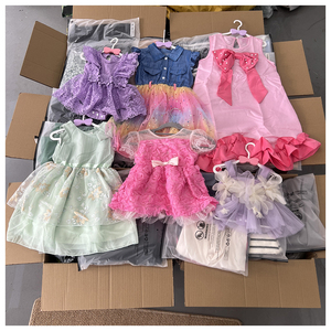 Venta al por mayor de fábrica: Vestidos de verano para niños, ropa de segunda mano, ropa de bebé, entrega aleatoria de ropa casual infantil. - Product Image 2