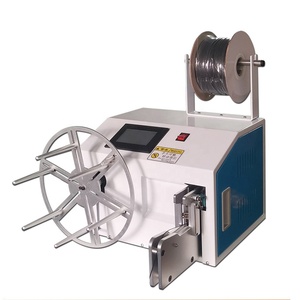 Machine semi-automatique de bobinage et de ligature de fil (20-60 fils) pour l'emballage alimentaire, les bonbons, le pain et le regroupement de sacs - Product Image 2