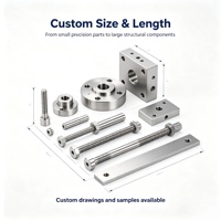 Pièces en aluminium usinées avec précision par CNC, tournage sur commande, accessoires de quincaillerie EDM, composants mécaniques OEM/ODM