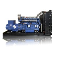 Moteur à huile Yuchai 500 800 1500 2000 kVA avec système de refroidissement par eau, unité d'alternateur Yuchai pour l'électricité industrielle