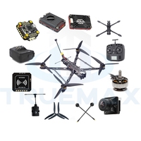 Pour APEX 7 8 9 10 pouces 7 pouces 8 HD cadre en Fiber de carbone De Drone Fpv Kit d'accessoires de corps