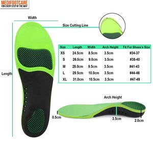 Plantillas para Fascitis Plantar, Soporte <span class=keywords><strong>de</strong></span> Arco Ortopédico, Plantillas <span class=keywords><strong>de</strong></span> EVA para Correr, para Pies Planos, <span class=keywords><strong>Dolor</strong></span> <span class=keywords><strong>de</strong></span> Arco, Pronación, Soporte <span class=keywords><strong>de</strong></span> Alta Resistencia - Product Image 2