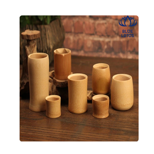 Tasse en bambou artisanale traditionnelle, écologique, vaisselle biodégradable pour les maisons modernes - Product Image 1