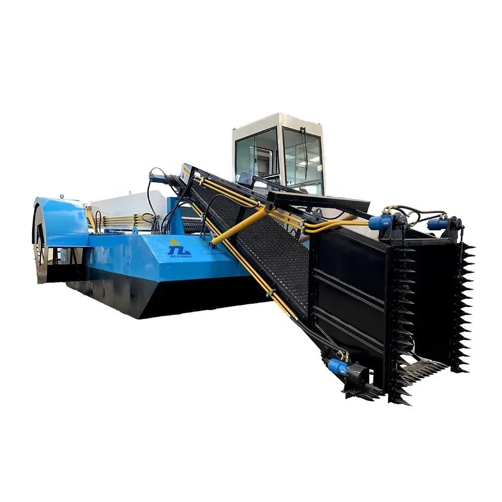 Máquina automática de eliminación de algas marinas, equipo acuático, limpieza de Lagos, barco, cosechadora de maleza
