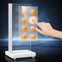 Venta Directa de Fábrica de Pantalla Transparente Retroiluminada LED 3D con Resolución 1080 para Publicidad en Oficinas y Edificios