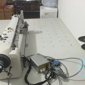 China Heavy Duty Industrial Triple Needle Gear Lockstitch Leather Jack <b>Sewing</b> Machine Motor High-Speed - Product Image 3