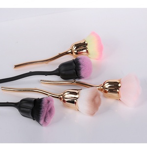 Pinceau à poudre en forme de rose, pinceau de maquillage pour le visage, pinceau à raser, outil pour les débutants et les professionnels de la beauté - Product Image 3