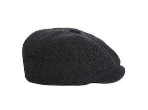 Gorro de lona con estampado de rayas para niños, estilo Ivy, para otoño e invierno, gorra de niño para un look moderno y cálido. - Product Image 4