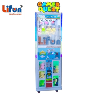 Le macchine da gioco arcade a gettoni della fabbrica di LIFUN trovano una macchina per artigli di gru chiave con armadietto a premi