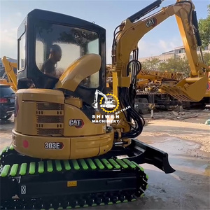 Se vende miniexcavadora usada CAT303E en estado 99% nuevo, equipada con orugas de goma, también compatible con los modelos Caterpillar CAT303E, CAT304E, CAT305E y CAT306E. - Product Image 5