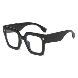 500 mới nhất thời trang cổ điển nhựa khung vuông chống ánh sáng màu xanh Kính mát kính quang học khung 2025 - Product Image 3