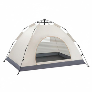 Wholesale All Seasons UV Protection Folding Fiberglass <b>Frame</b> Automatic Tent 3-4 Persons Ultralight Family Tent - Product Image 1