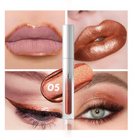 Gloss à lèvres populaire à base d'huile minérale végétalienne, effet perle scintillante - Formule lisse et résistante aux bavures, haute qualité, 4,5g, taille standard