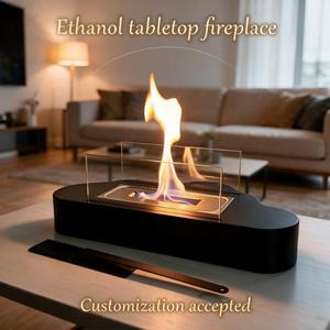 <span class=keywords><strong>Chimenea</strong></span> de Mesa Metálica con Combustible de <span class=keywords><strong>Bioetanol</strong></span>, <span class=keywords><strong>Chimenea</strong></span> de Etanol sin Humo para Interiores/Exteriores, <span class=keywords><strong>Chimenea</strong></span> de Mesa de <span class=keywords><strong>Alcohol</strong></span> para Fiestas - Product Image 1