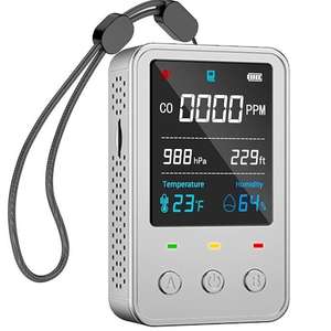 Moniteur de qualité de l'air Moniteur de <span class=keywords><strong>gaz</strong></span> portable <span class=keywords><strong>Détecteur</strong></span> de CO/pression/humidité/température avec carte SD pour le <span class=keywords><strong>camping</strong></span> - Product Image 3