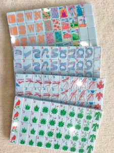 Set Completo di Tessere Mahjong Americane di Lusso Moderno Ranch Dusty White, 160 Pezzi, Strato Singolo in Acrilico, Qualità Premium per 4 Giocatori - Product Image 6