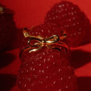 Nhẫn thép không gỉ thời trang Milskey kiểu dáng thanh lịch lãng mạn dành cho đám cưới, kỷ niệm ngày cưới và các dịp lễ hội khác - Product Image 2