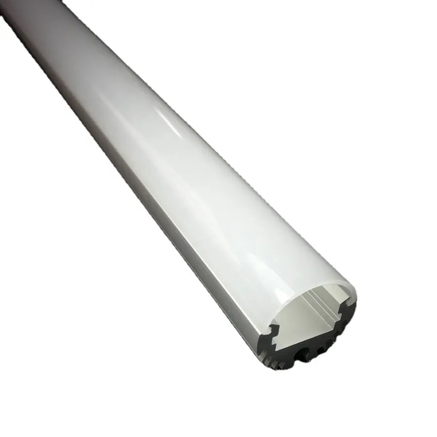 Profili in alluminio con tubo diffusore a LED rotondo in policarbonato