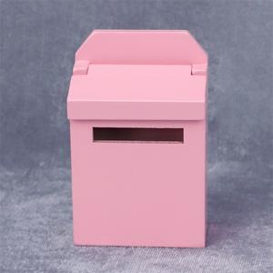 1:12 Rumah Boneka Rumah Boneka Mebel Mini Diy Model Adegan Mikro Pink Spire Pintu Warna Kotak Surat - Product Image 4