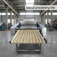 Ligne de production automatique de biscuits sandwich |   Usine de fabrication de biscuits personnalisable en forme de biscuit