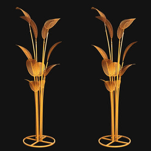 <span class=keywords><strong>Super</strong></span> Z Nuevos accesorios de boda Árbol de plátano dorado Adornos de decoración de escenario de boda de hierro forjado - Product Image 1