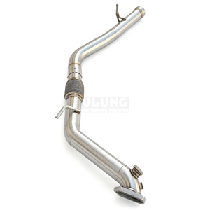 Tuyau de descente en acier inoxydable 304 pour Jeep Wrangler JL 2.0T 2018-2020, flux direct, sans OPF, sans catalyseur, performance racing, tuning professionnel - Product Image 1