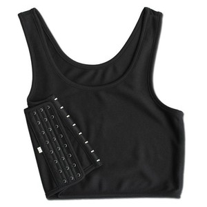 Cinturino pettorale piatto Le corsetto tomboy intimo lesbico canotta estiva senza cuciture da <span class=keywords><strong>donna</strong></span> canotta modellante taglie forti - Product Image 4