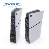Ventilateur de refroidissement RGB TP5-3538 pour console PS5 Slim, accessoire sans fil avec lumière bleue arrière