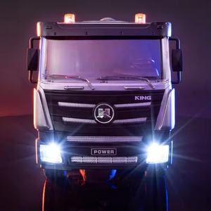 รถบังคับวิทยุ SJY-1316 พร้อมปืนฉีดพ่นหมอก ไฟส่องสว่าง ตัวถังโลหะผสม 9CH รถทำความสะอาดเมือง รถวิศวกรรม - Product Image 2