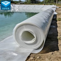 Feuille de PEHD noire haute densité pour bassins de production de sel 0,75 mm-2,5 mm, résistance chimique supérieure, application pour l'évaporation du sel